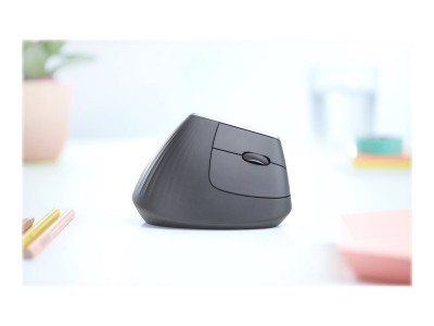 Logitech : LIFT LEFT VERTICAL ERGO MOUSE - GRAPHITE / BLACK - EMEA