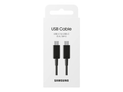 Samsung : USB C TO USB C cable LENGTH 1.8M ULTRA FAST CHARGING 45W BLA