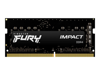 Kingston : 64GB DDR4-2666MHZ CL16 SODIMM (kit OF 2) FURY IMPACT