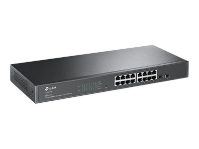 TP-Link : 16-PORT GIGABIT SMART SWITCH avec 2 GIGABIT SFP SLOTS