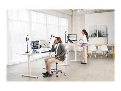 Kensington : KENSINGTON L1000 BICOLOR RING LIGHT avec WEBCAM MOUNT