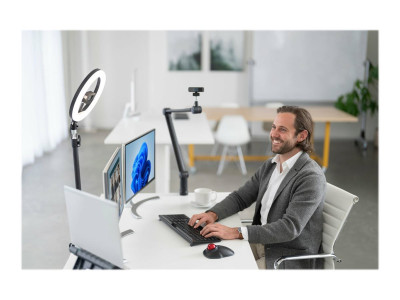 Kensington : KENSINGTON L1000 BICOLOR RING LIGHT avec WEBCAM MOUNT