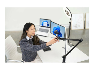 Kensington : KENSINGTON L1000 BICOLOR RING LIGHT avec WEBCAM MOUNT
