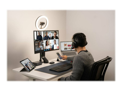 Kensington : KENSINGTON L1000 BICOLOR RING LIGHT avec WEBCAM MOUNT