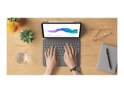 Logitech : COMBO TOUCH IPAD PRO12.9IN 5.G OXFORD GREY - ES