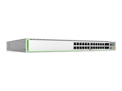 Allied Telesis : L3 STACKSWITCH 24X10/100/1000-T 4XSFP+ PORTS + SINGLE FIXED PSU