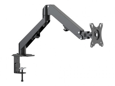 Neomounts : NEWSTAR GAS SPRING DESK MOUNT (CLAMP/GROMMET) BLACK 17-27IN