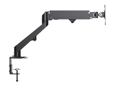 Neomounts : NEWSTAR GAS SPRING DESK MOUNT (CLAMP/GROMMET) BLACK 17-27IN