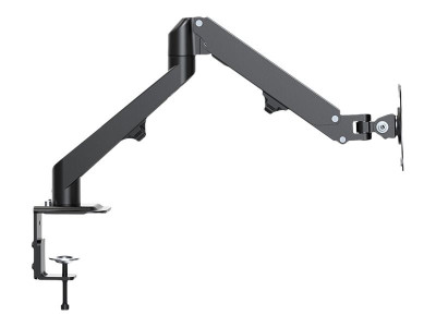Neomounts : NEWSTAR GAS SPRING DESK MOUNT (CLAMP/GROMMET) BLACK 17-27IN