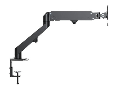 Neomounts : NEWSTAR GAS SPRING DESK MOUNT (CLAMP/GROMMET) BLACK 17-27IN