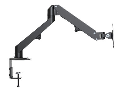 Neomounts : NEWSTAR GAS SPRING DESK MOUNT (CLAMP/GROMMET) BLACK 17-27IN