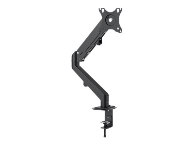 Neomounts : NEWSTAR GAS SPRING DESK MOUNT (CLAMP/GROMMET) BLACK 17-27IN