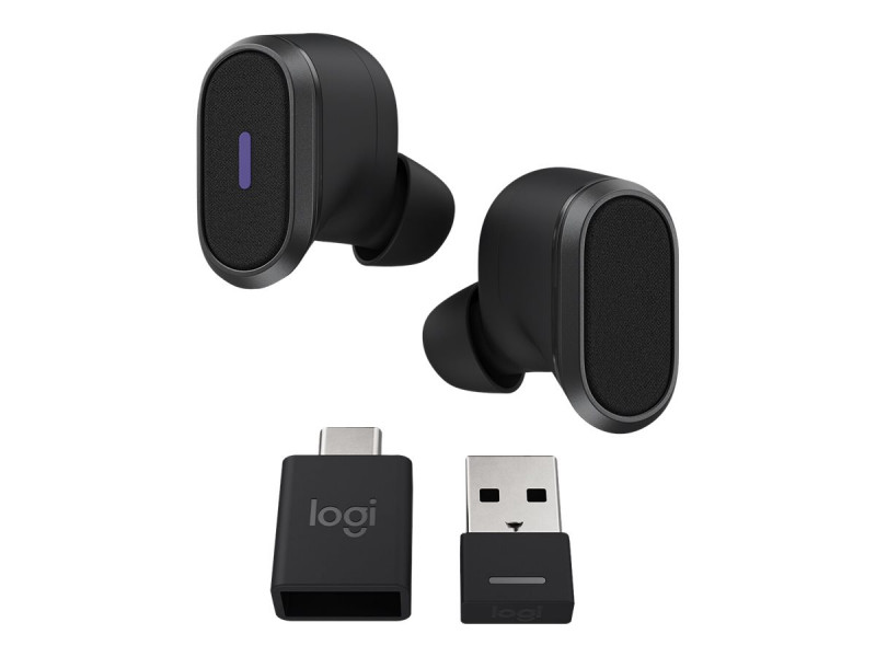 Logitech : LOGITECH ZONE TRUE WIRELESS - GRAPHITE - EMEA