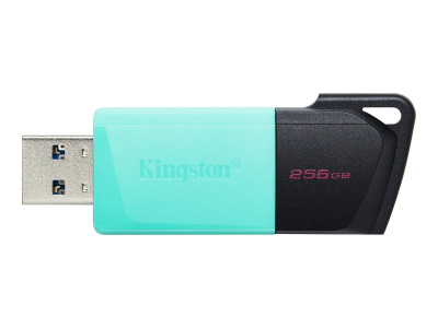 Kingston : 256GB DT EXODIA M USB3.2 GEN 1 (BLACK + TEAL)