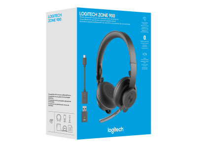 Logitech : LOGI ZONE 900 GRAPHITE