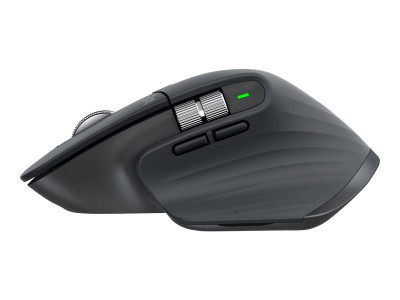 Logitech : MX MASTER 3S PERFORM WRLS MOUSE - GRAPHITE - EMEA