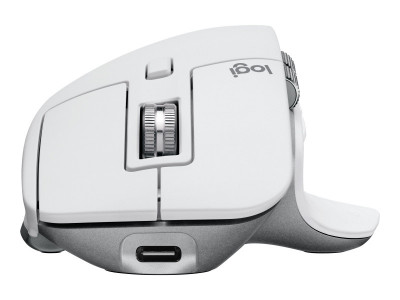 Logitech : MX MASTER 3S PERFORM WRLS MOUSE - PALE GREY - EMEA