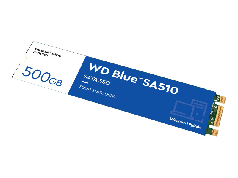 Western Digital : 500GB BLUE SSD M.2 SA510 2280 SATA III 6 GB/S