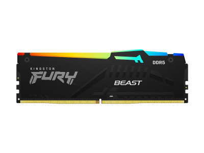 Kingston : 16GB DDR5-5600MT/S CL40 DIMM (kit de 2) FURY BEAST RGB