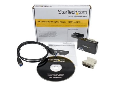 Startech : USB 3.0 TO HDMI et DVI DUAL MONITOR EXTERNAL VIDEO ADAPTER