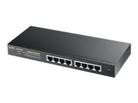 Zyxel : SWITCH SMART ADMINISTRABLE 8 PORTS GBPS RJ45 POE+ - BUDGET PO