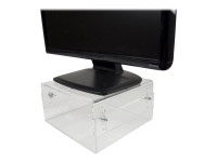 Neomounts : NEWSTAR ACRYLIC MONITOR RAISER (HEIGHT ADJUSTMENT: 0 TO 25 DEGR Neomounts : NEWSTAR ACRYLIC MONITOR RAISER (HEIGHT ADJUSTMENT: 0 TO 25 DEGR