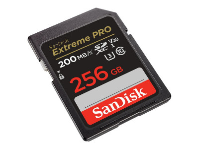 Western Digital : EXTREME PRO 256GB SDXC memory card 200MB/S 140MB/S UHS-I CL 10