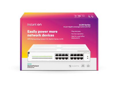 HPe : ARUBA ION 1430 16G 124W POE SWITCH