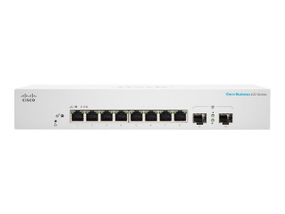 Cisco : CBS220 SMART 8-PORT GE EXT PS 2X1G SFP
