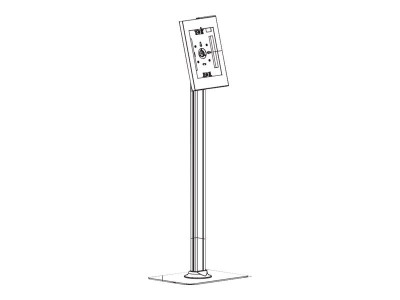 Neomounts : FLOOR STAND LOCK TABLET CASING IPAD/PRO/AIR/GALAXY TAB