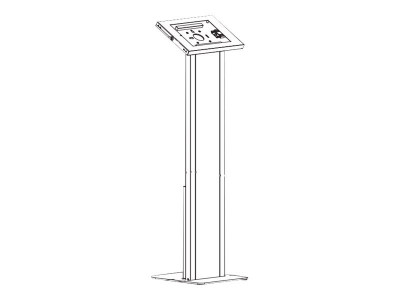 Neomounts : FLOOR STAND+CABINET LOCK TABLET CASING IPAD/PRO/AIR/GALAXY TAB
