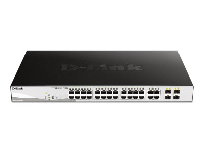 D-Link : 28-PORT LAYER2 POE GIGABIT SMART MANAGED SWITCH