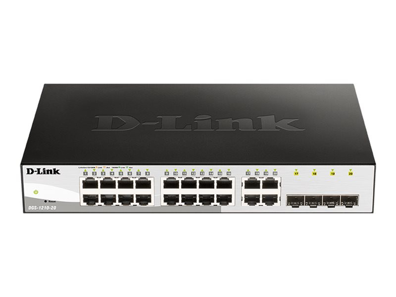 D-Link : 20-PORT LAYER2 SMART MANAGED GIGABIT SWITCH