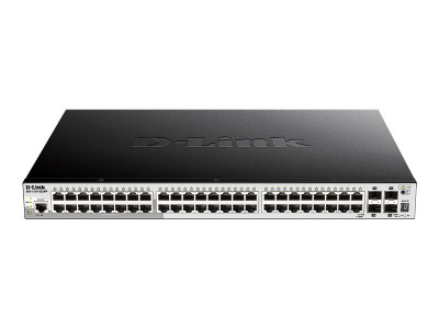 D-Link : 52-PORT SMART POE+ SWITCH GIGABIT STACKABLE 4X SFP+