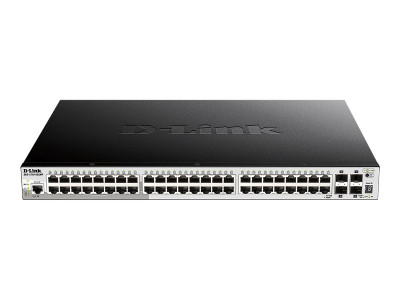 D-Link : 52-PORT SMART POE+ SWITCH GIGABIT STACKABLE 4X SFP+