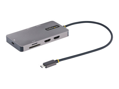 Startech : USB C MULTIPORT ADAPTER DUAL HDMI 4K 60HZ 2PT 5GBPS USB-A