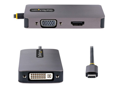 Startech : ADAPTATEUR USB C VERS HDMI VG A - DOCK USB TYPE C MULTIPORT