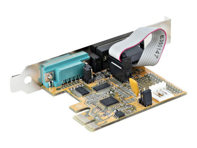 Startech : CARTE SERIE PCI EXPRESS A 2 PORTS - carte PCIE A RS232/DB9