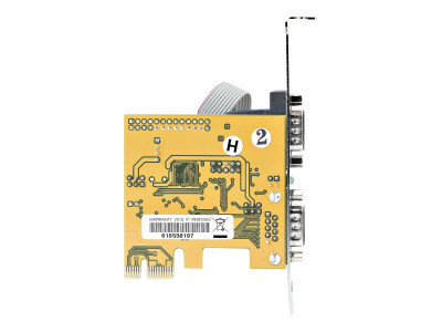 Startech : CARTE SERIE PCI EXPRESS A 2 PORTS - carte PCIE A RS232/DB9