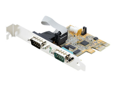 Startech : CARTE SERIE PCI EXPRESS A 2 PORTS - carte PCIE A RS232/DB9