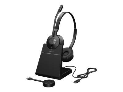 GN Audio : JABRA ENGAGE 55 UC STEREO USB-C avec CHARGING STAND EMEA/APAC