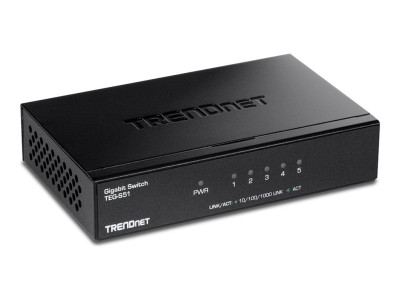 TrendNet : 5-PORT GIGABIT SWITCH avec METAL CASE