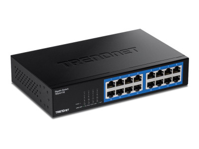 TrendNet : 16-PORT GIGABIT DESKTOP SWITCH avec METAL CASE