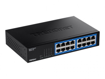 TrendNet : 16-PORT GIGABIT DESKTOP SWITCH avec METAL CASE