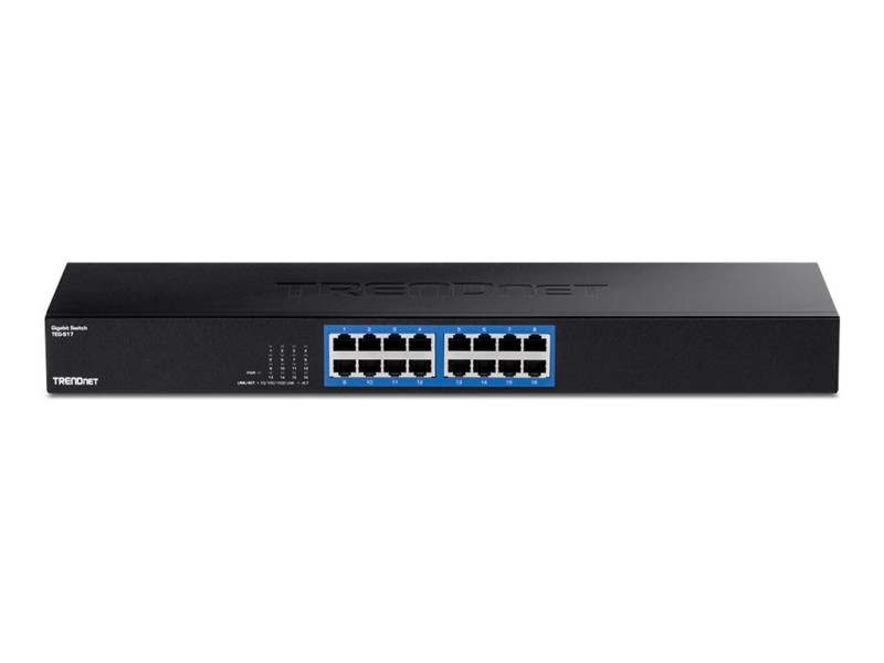 TrendNet : 16-PORT GIGABIT SWITCH(RACK MOUNT)