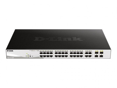 D-Link : 28-PORT LAYER2 POE+ GIGABIT SMART MANAGED SWITCH