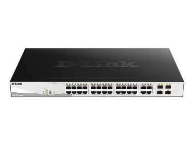 D-Link : 28-PORT LAYER2 POE+ GIGABIT SMART MANAGED SWITCH