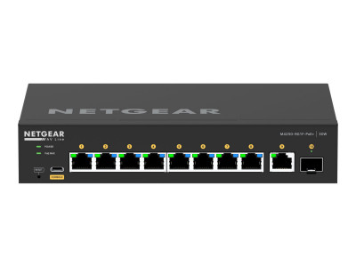 Netgear : M4250-9G1F-POE+ 10-PORT AVLINE FULLY MANAGED DESKTOP-SWITCH