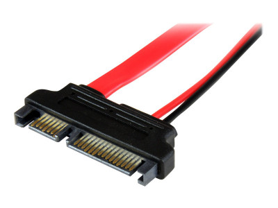 Startech : 6IN SLIMLINE SATA TO SATA ADAPT W/ POWER SLIM SATA TO SATA F/M