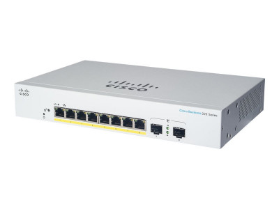 Cisco : CBS220 SMART 8-PORT GE POE EXT PS 2X1G SFP